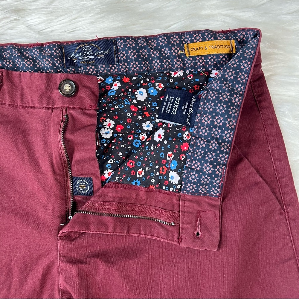 Across The Pond Skinny Fit Cotton Chino Pants - Picture 6 of 12